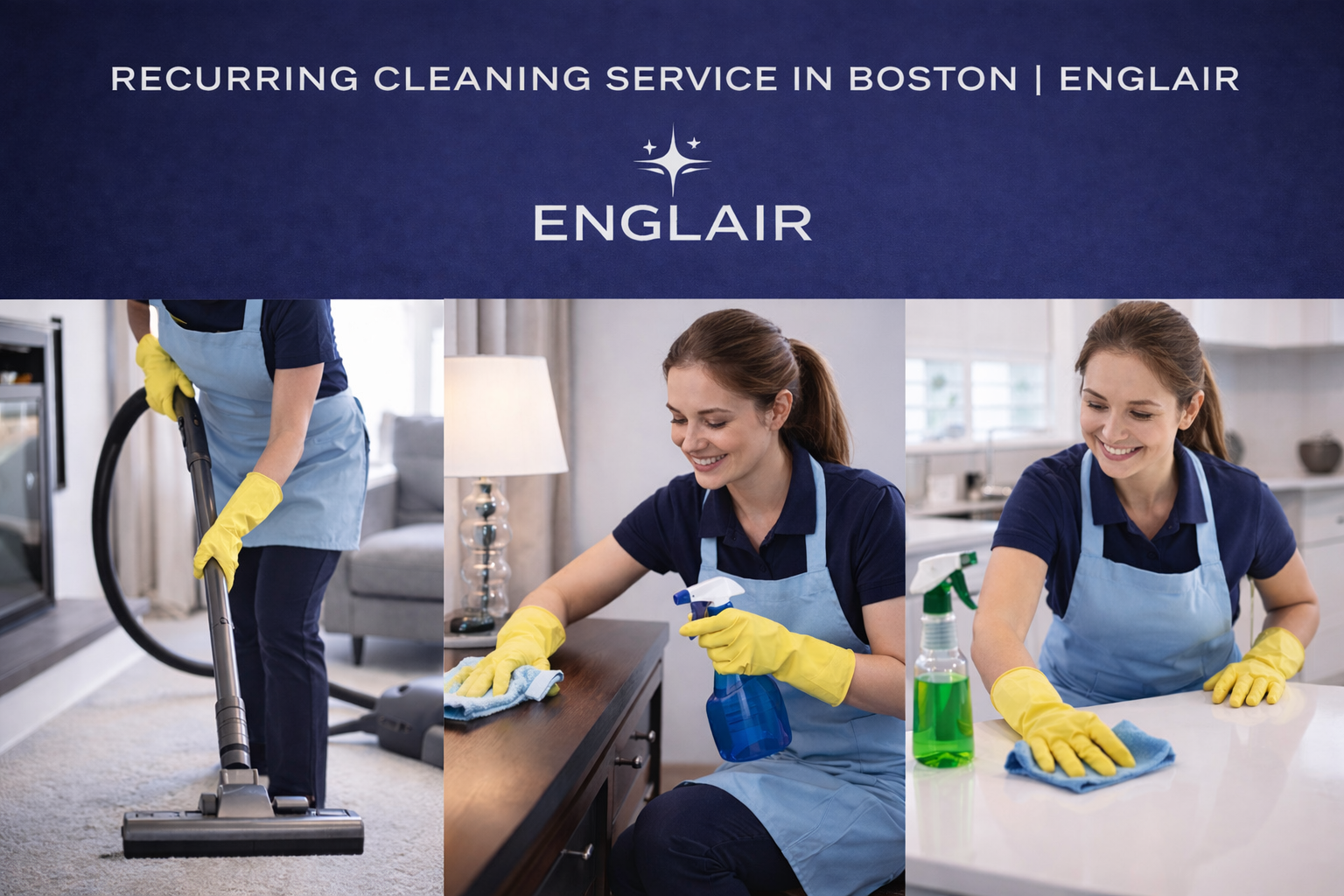 Recurring cleaning service for homes in Boston and New England by Englair Clean Group